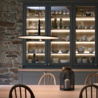 COCINA CON ISLA, MESA Y APARADOR - Dimode