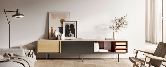 Muebles modulares tendencia salones