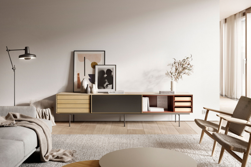 Muebles modulares tendencia salones