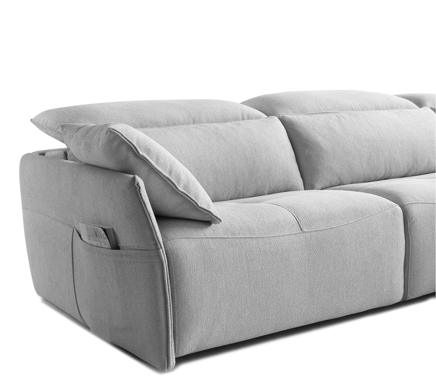 Tienda-Sofas-relax-modulares-gandia-barato Vista lateral de sofá relax conforable económico en Gandia