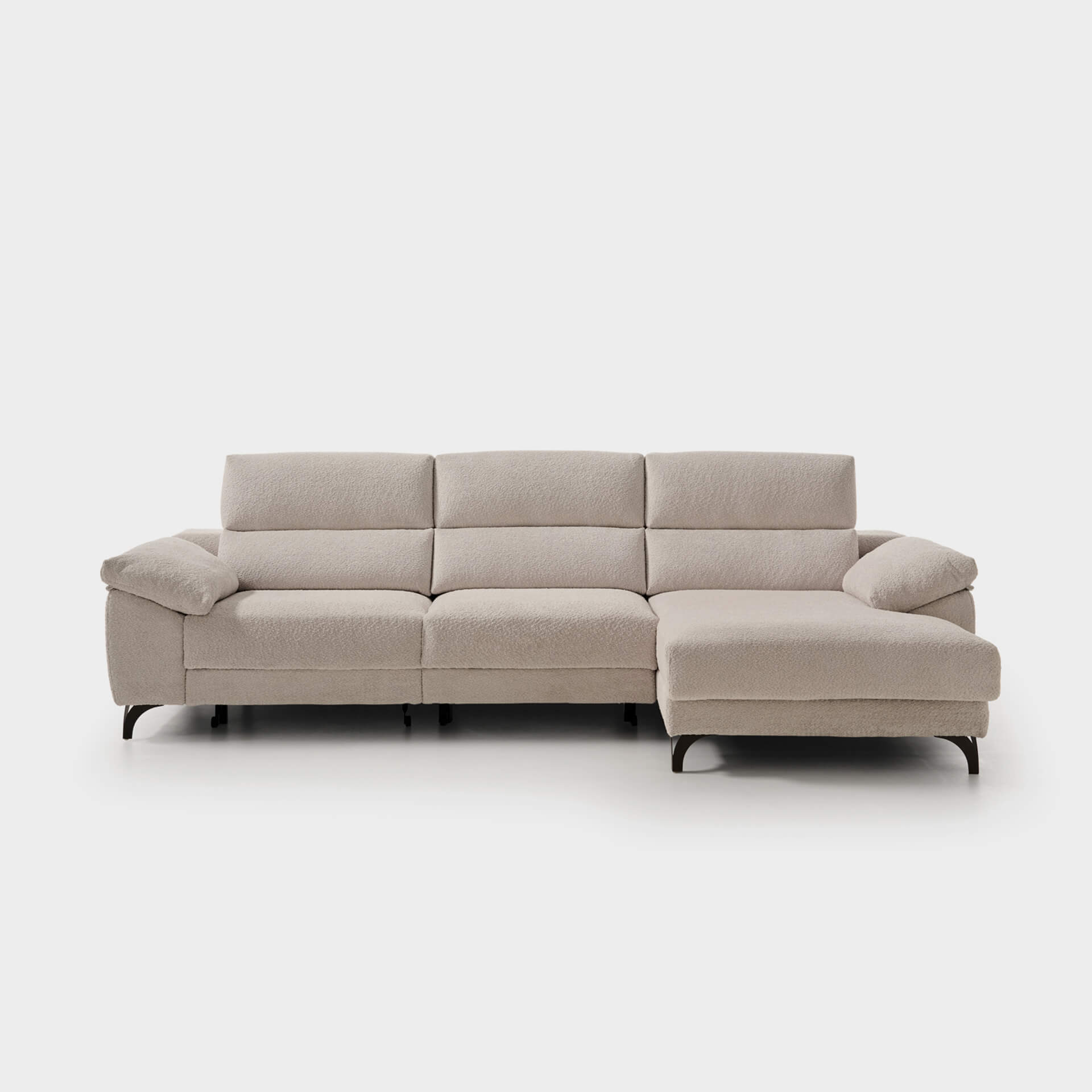 Sofá Avalon modular deslizante de 216 cm con respaldo bajo