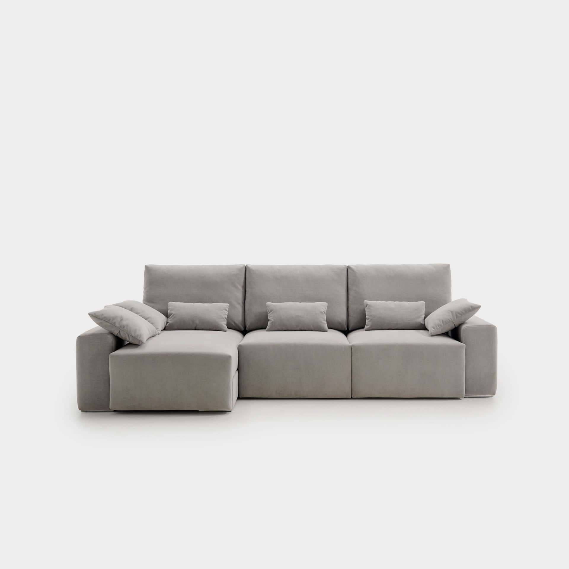 Sofá Laya 220 cm, sistema Soft Sense y líneas minimalistas